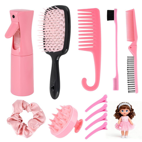 Doll hair brush compatible - doll,