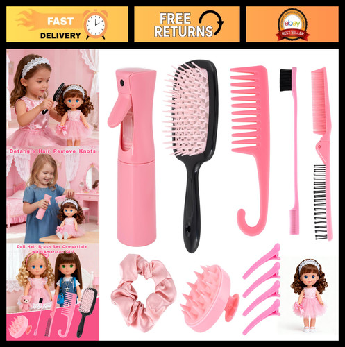 Doll hair brush - brush, set